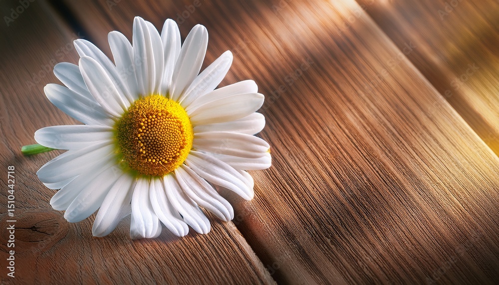 Obraz premium daisy flower on the table