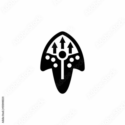 Futuristic Remote Control Icon with Handheld Device