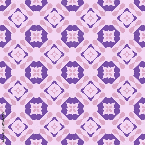 Floral Diamond seamless pattern