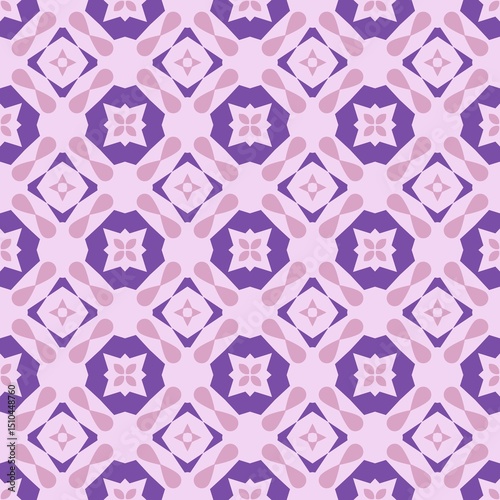 Floral Diamond seamless pattern