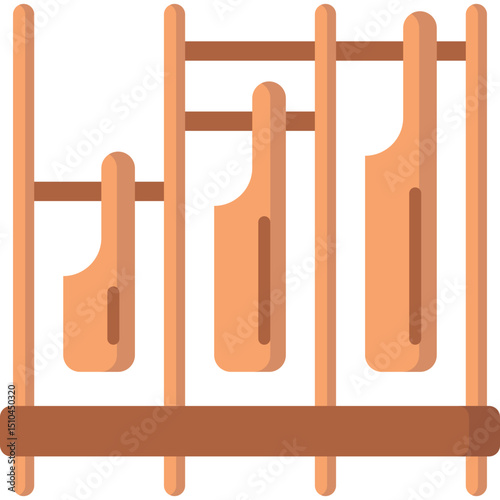 Angklung Flat Icon