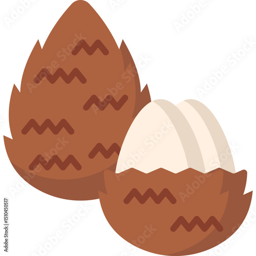 Snakefruit Flat Icon