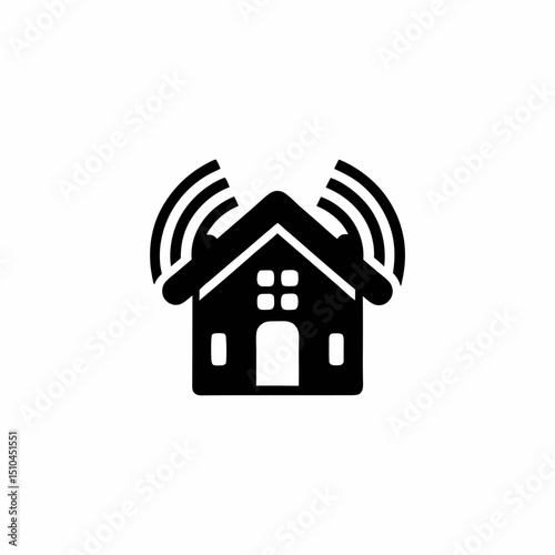Virtual Home Assistant Icon House With Voice Control