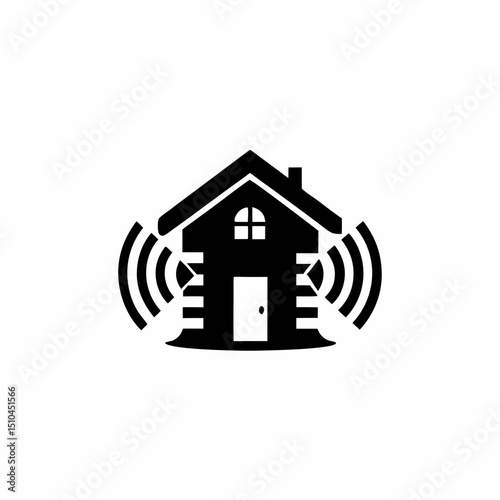 Virtual Home Assistant Icon House With Voice Control