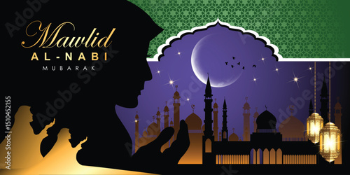 Islamic graphic design for holy Mubarak, ramadan, eid, Al Adha, hajj, arafah, hariraya, Mawlid al-Nabi, ai-fitr, adulfitri and Hijri new yeaar. Literally Background with muslim illuminated lamp. 