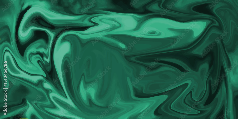 Obraz premium An blue abstract background with a marbled effect. The swirling patterns of olive green and white create.The airy design adds a playful and whimsical touch.