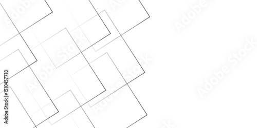 Abstract modern gray gradient square shape stroke like floor tiles, geometric lines pattern 3d vector illustrator background design used as wallpaper, business card, banner, poster, flyer etc.