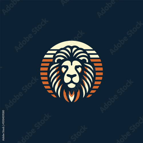 Majestic lion logo