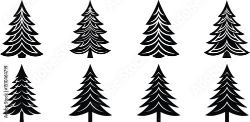  "Black Tree Vector Graphics"
