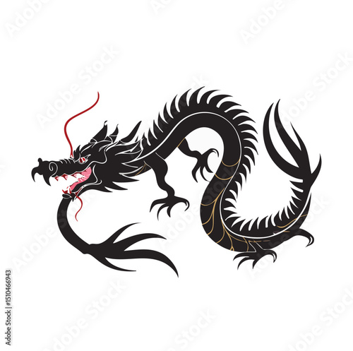 dragon vector illustration