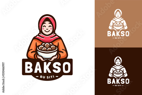 Bakso Bu Siti Authentic Indonesian Meatball Logo