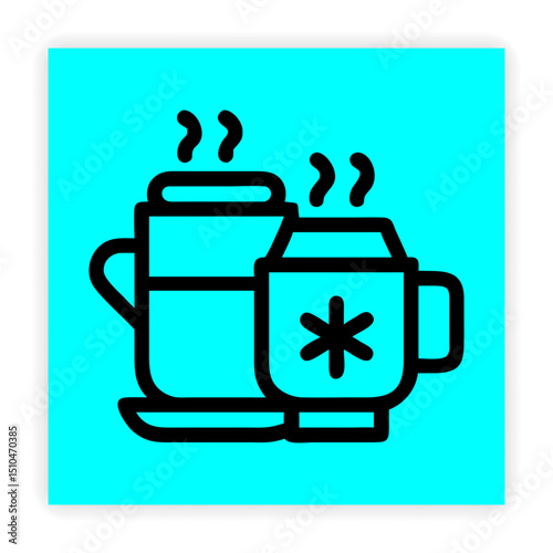 Cute Food and Drink Doodle Elements