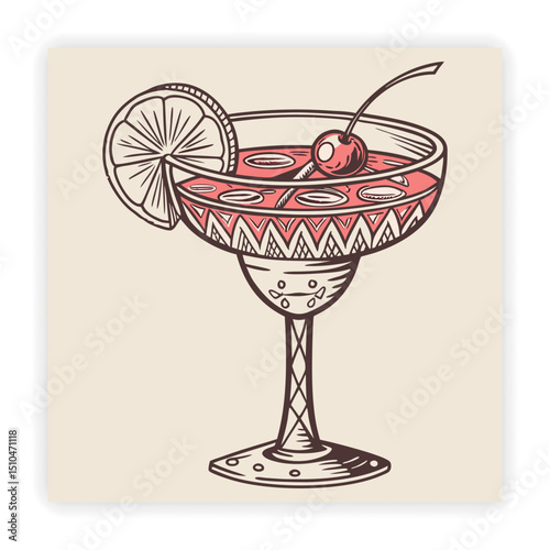 Cute Food and Drink Doodle Elements