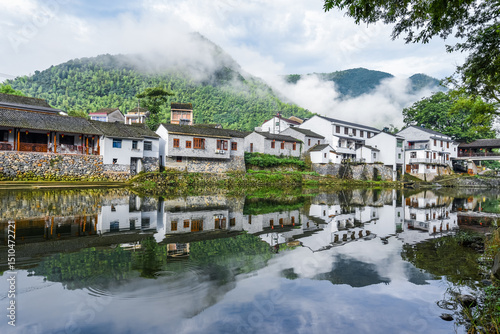 Charming Rural Lifestyle Scenery Featuring Countryside Homes and Rolling Fields
