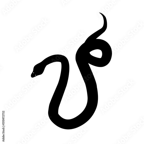 Snake silhouette 