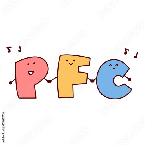 かわいいPFCバランスを表すキャラクター
