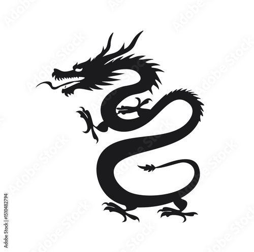 chinese dragon vector