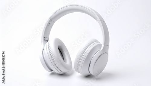 headphones on white background