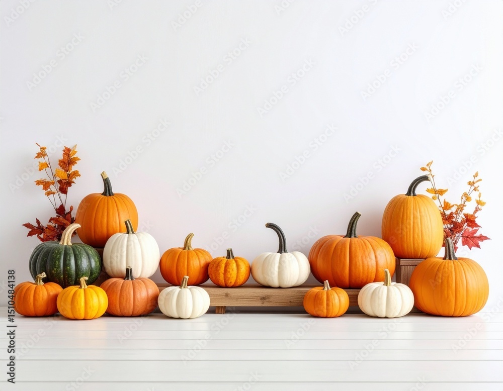 pumpkin on white 