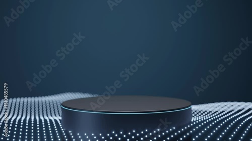 3D rendering data concept product background