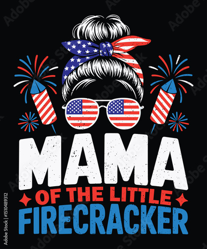 Mama of Firecracker T-Shirt