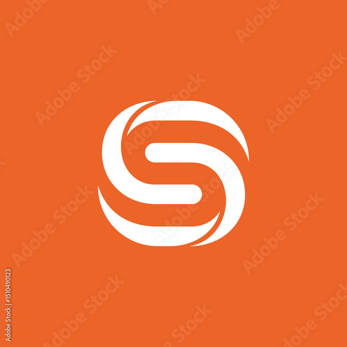 Synergy Letter S Logo design vector template