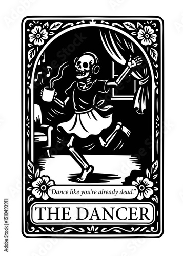 Skeleton Dancer Art