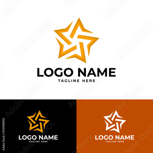 star logo design template