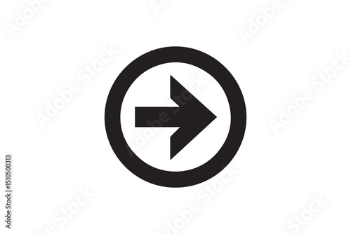 Free Download A black-and-white  arrow against a white background in a straightforward and inconspicuous vector silhouette - GFXLoad