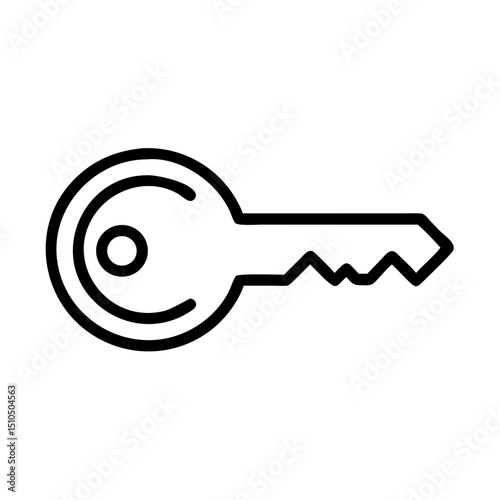 access control key icon design