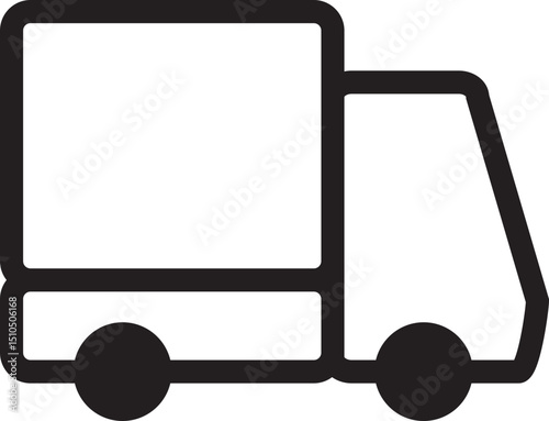 트럭 일러스트 픽토그램  truck illustration pictogram