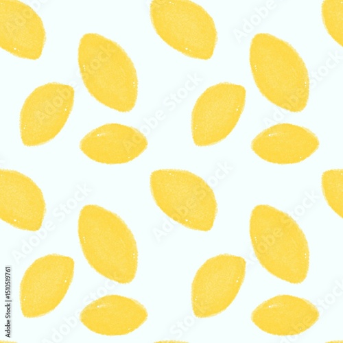 seamless pattern of lemons