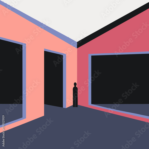 man watching tv