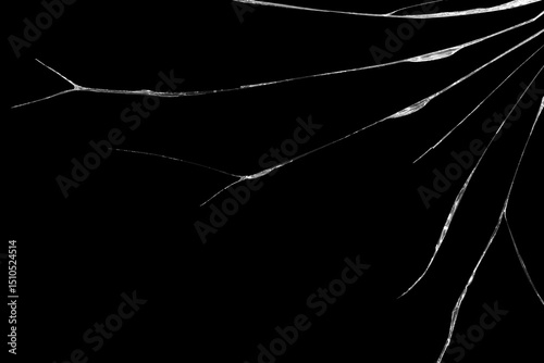 Close-up wrinkles and cracks on LCD screen glass display from smartphone, tablet or monitor from effect smash and fall bumps with detail pattern background, for use as a pattern on tiles or wallpaper