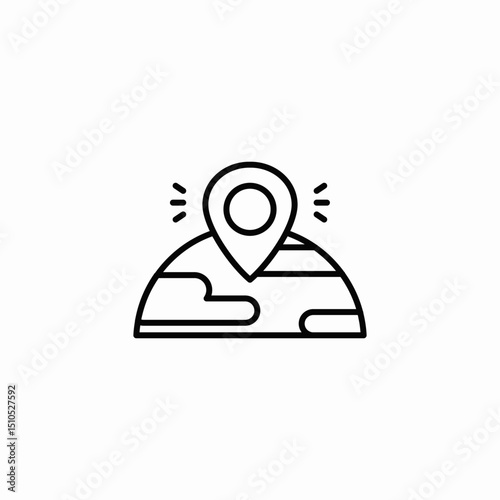 gps location icon sign vector