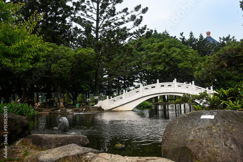 Beautiful Pond at Chiang Kai Shek Memorial Hall