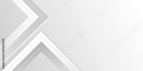 Abstract white and grey triangle overlay texture background. abstract background geometry shine and layer element vector for presentation design. Suit for business, corporate, institution. vector