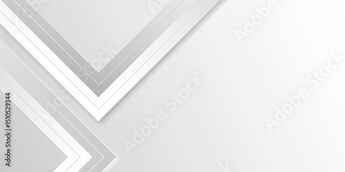 Abstract white and grey triangle overlay texture background. abstract background geometry shine and layer element vector for presentation design. Suit for business, corporate, institution. vector