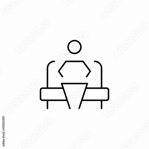 sofa cozy icon sign vector