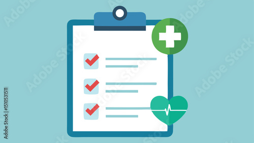 Medical checklist healthcare form health record doctor appointment
