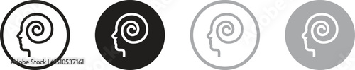 Metaphor bipolar disorder mind mental. Double face. Split personality. Concept mood disorder. Psychology.