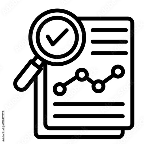 Audit Trail  Icon Element For Design	