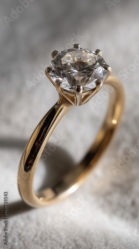 golden ring with diamonds