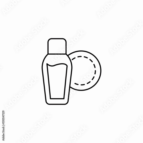 face lotion icon sign vector