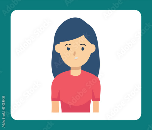 vector illustration of a man with blank board icon