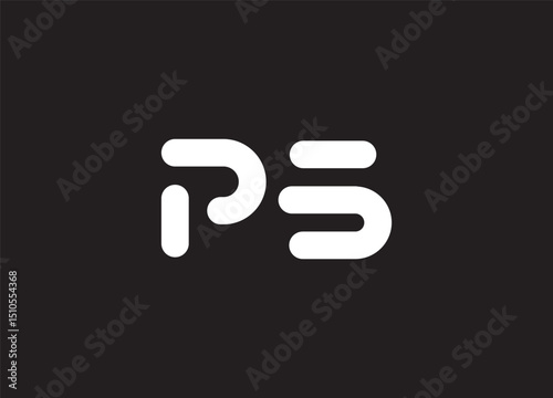 PS Logo Design Creative and Modern Logo Design
