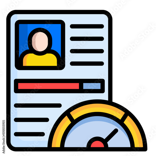 Credit Evaluation  Icon Element For Design	