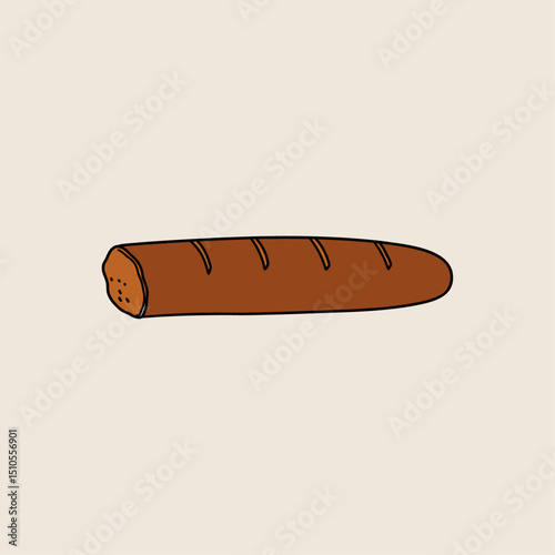 Baguette Illustration