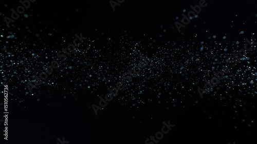 Blue Particles Background