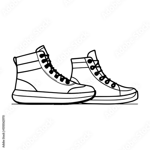 sport shoe isolated on white
